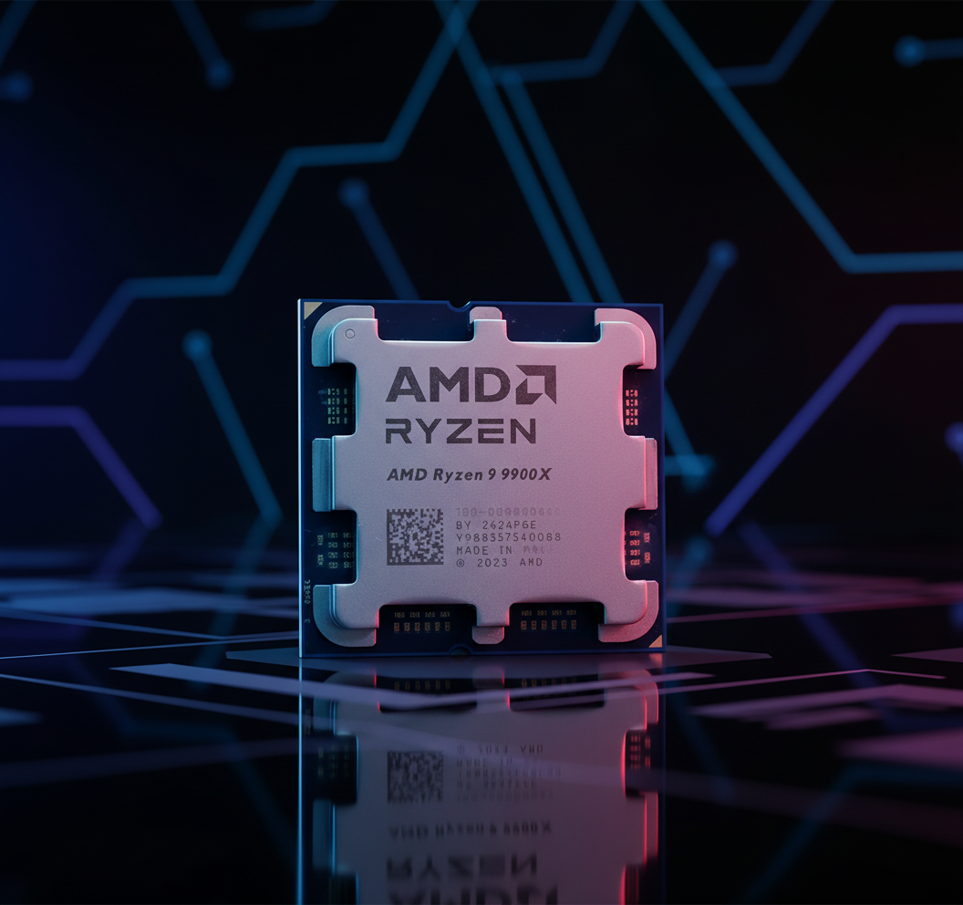 AMD Ryzen 9 9900X Front View